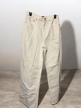 GAP Men's Cream Relaxed Straight Jeans